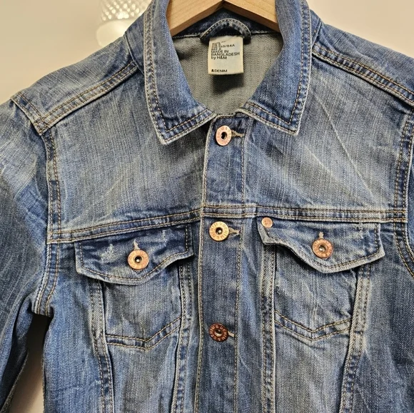 H&M Cropped Jean Jacket - Picture 4 of 11
